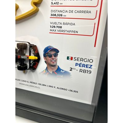 Imagen 2 del producto Cuadro decorativo Formula 1 GP Miami 2023 Checo Perez