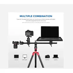 NEEWER - CABEZAL EJE CENTRALHORIZONTAL NEEWER 62CM76CM