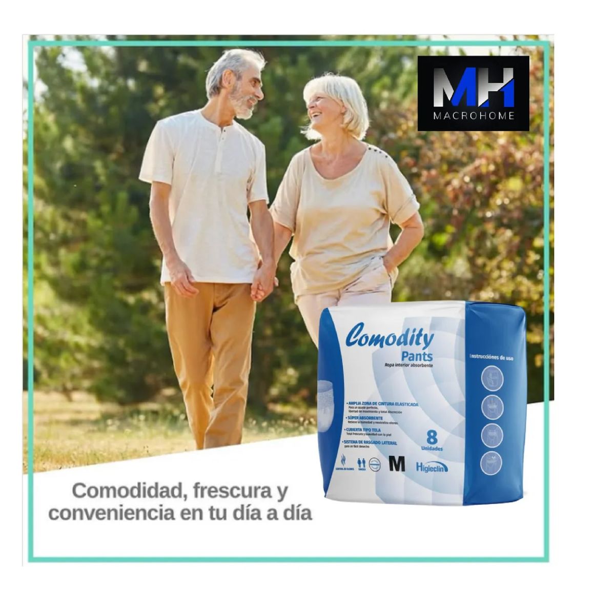 GENERICO - Pañales Para Adultos Comodity Pants Talla G 8 Unid.