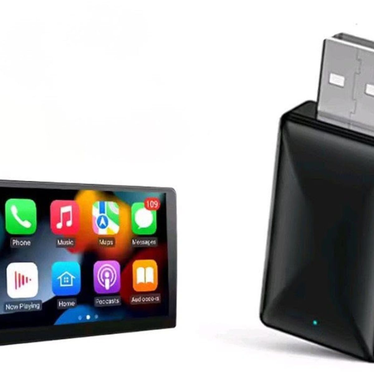 GENERICO - Adaptador Convertidor Inalambrico Carplay android Auto Usb