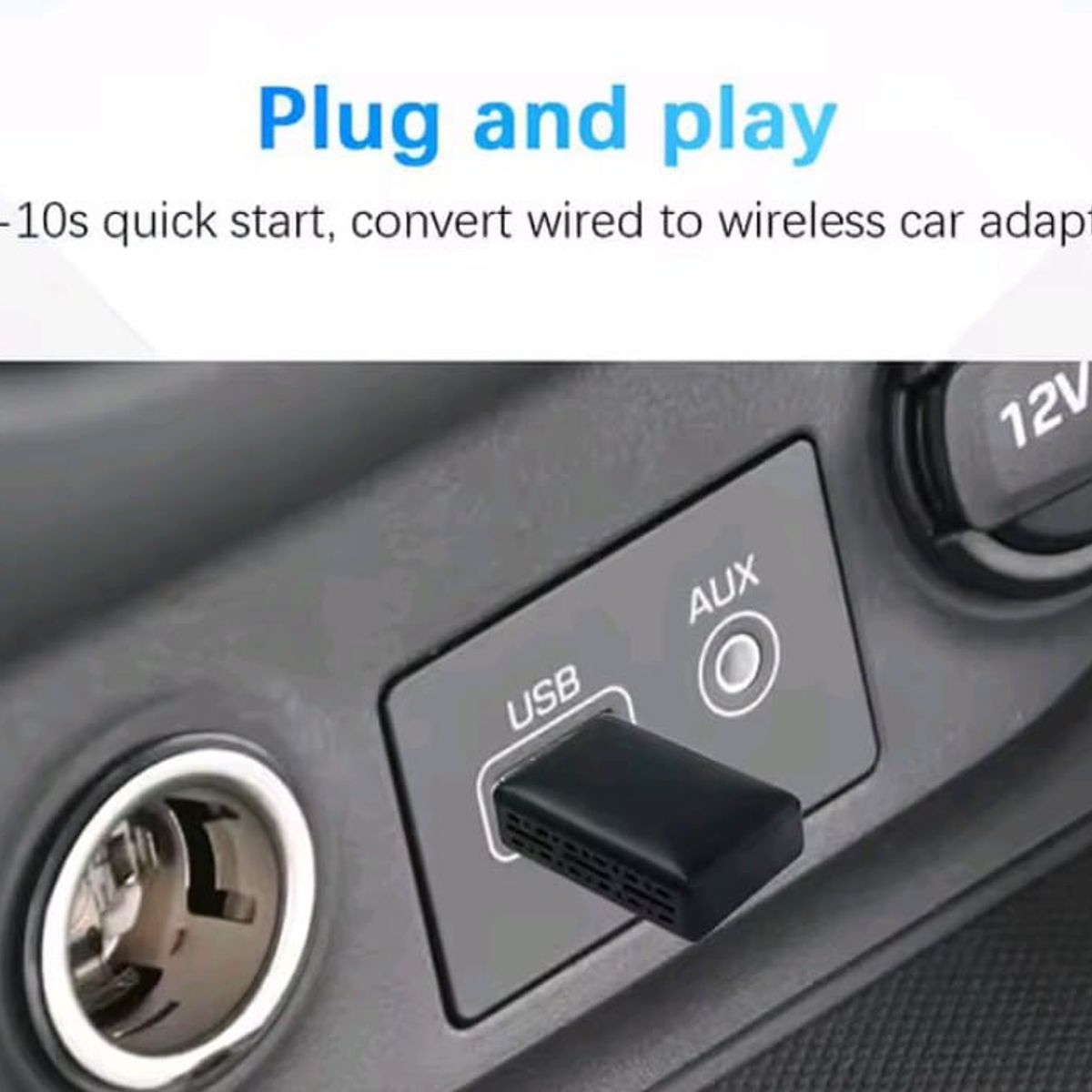 GENERICO - Adaptador Convertidor Inalambrico Carplay android Auto Usb