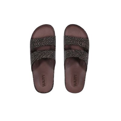 Imagen 1 del producto Sandalia Wappy Mujer Zebra Café Animal Print Resistente Al