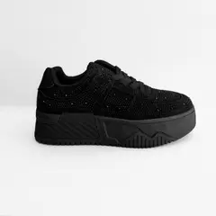 HERIEL - ZAPATILLA MUJER TESSA NEGRO BELLA MODA