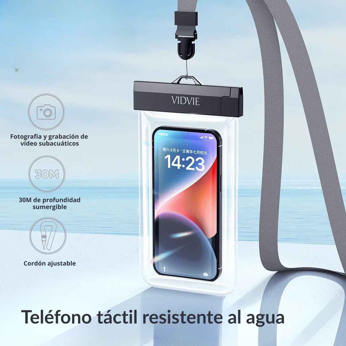 GENERICO - Funda Protectora Celular Waterproof Fotos Y Videos 30 Metros
