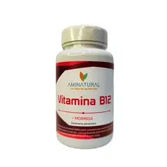 GENERICO - Vitamina B12 + Moringa Aminatural 120 cáps.