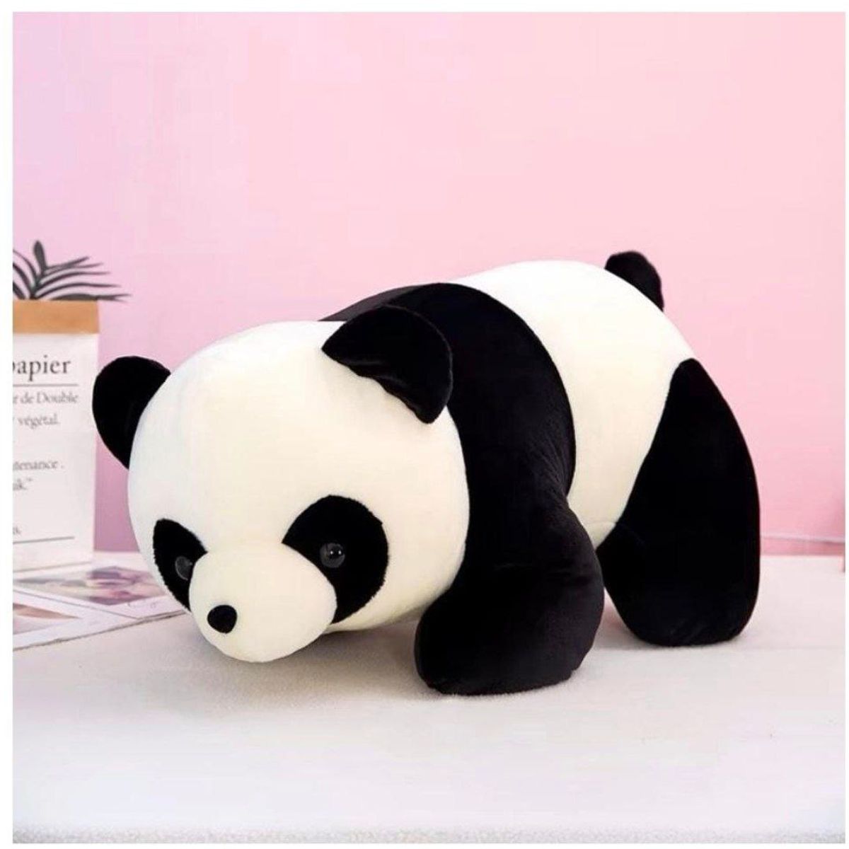 TOPSOC - Peluche Oso Panda 4 Patas 60Cm