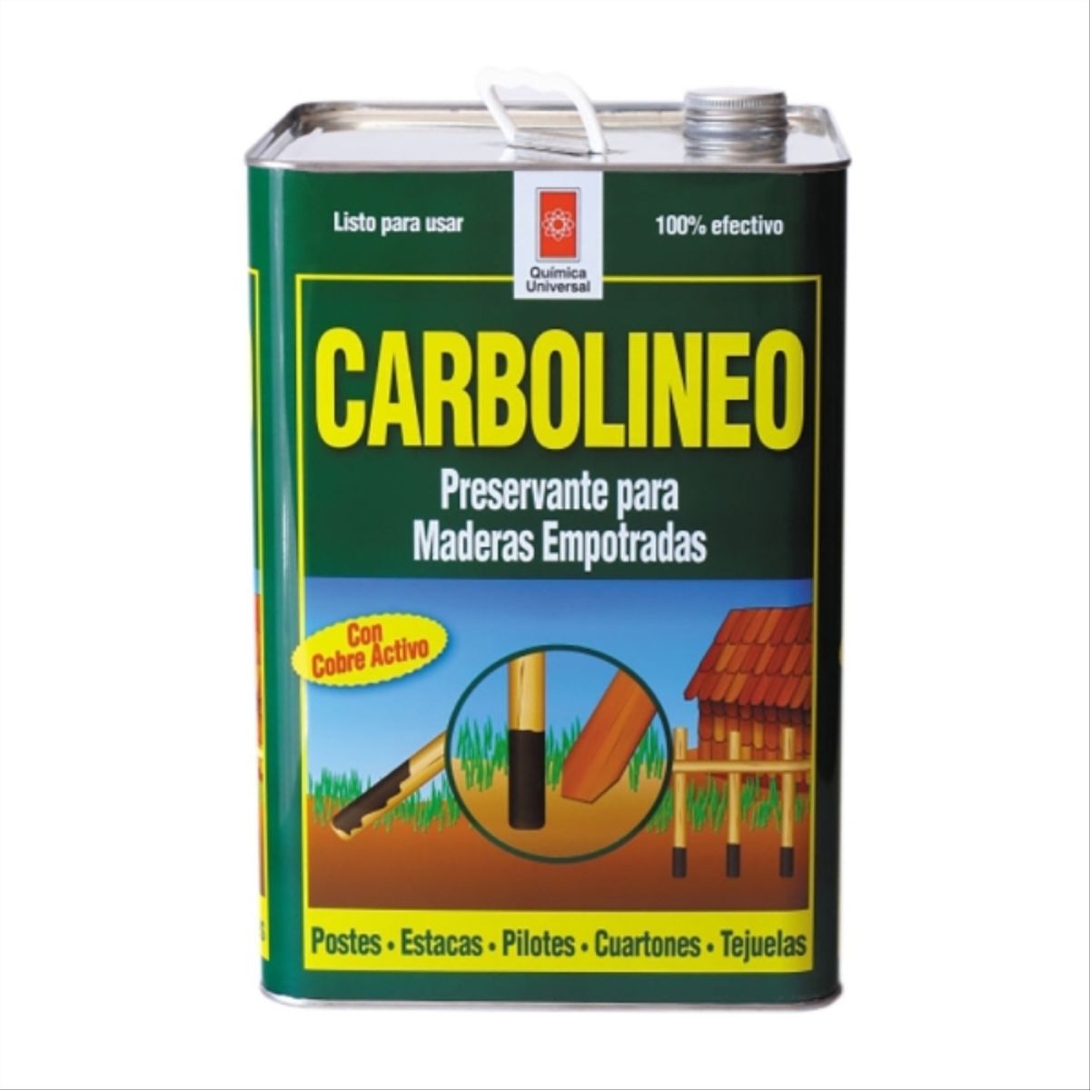 QUNIVERSAL - Carbolineo negro lata 18lt