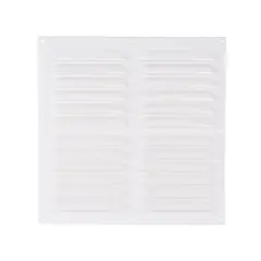 DVP - Celosia pvc ventana plana blanca 30x30cm