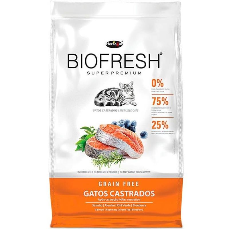 BIOFRESH - Biofresh Gato Castrado Salmón 7,5 kg