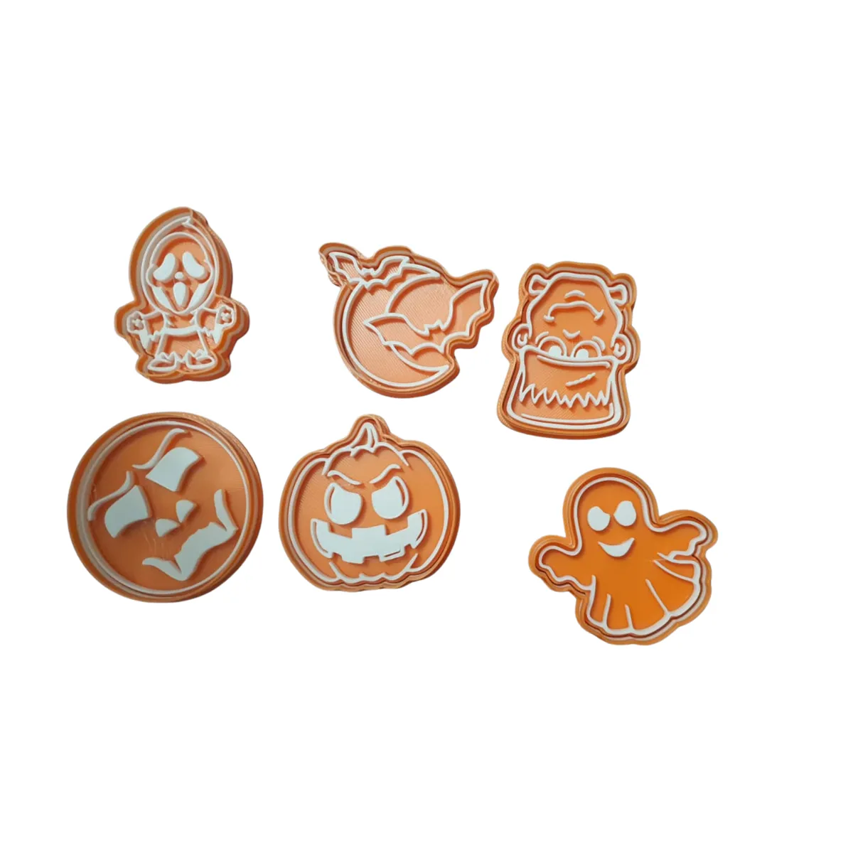 GENERICO - Set 6 Cortadores De Galletas Halloween 10 Cm Modelo #2