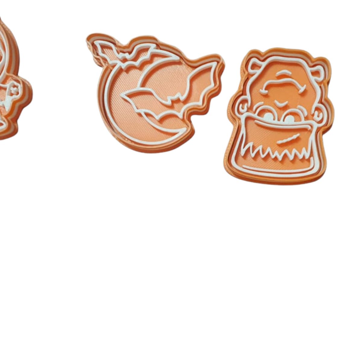 GENERICO - Set 6 Cortadores De Galletas Halloween 10 Cm Modelo #2