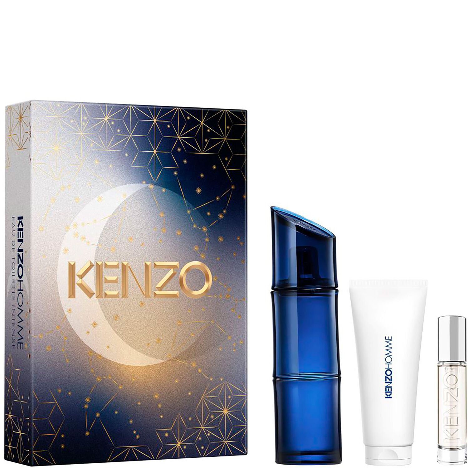KENZO Kenzo Homme Intense Set: EDT 110 ml, Gel Ducha 75 ml, Spray