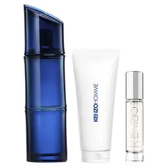 KENZO - Homme intenso Set: EDT 110 ml, Gel Ducha 75 ml, Spray 10ml