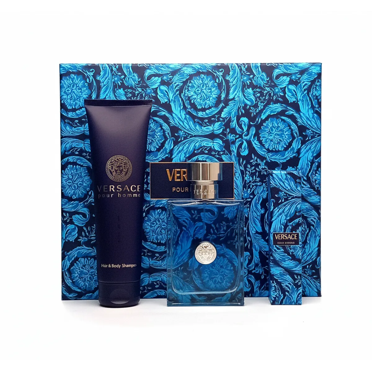 VERSACE - Versace Pour Homme Set: EDT 100 ml, Gel Ducha 140 ml, spray 10ml