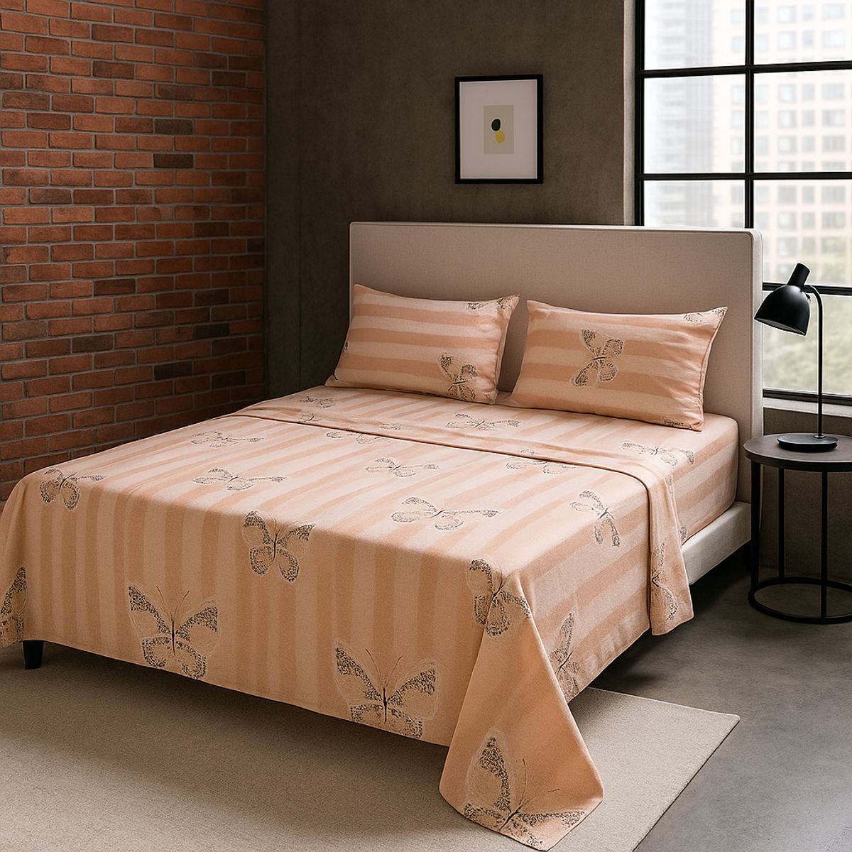 ARMONIA - Juego sábanas tipo 776 clásicas 2 plazas 144 hilos