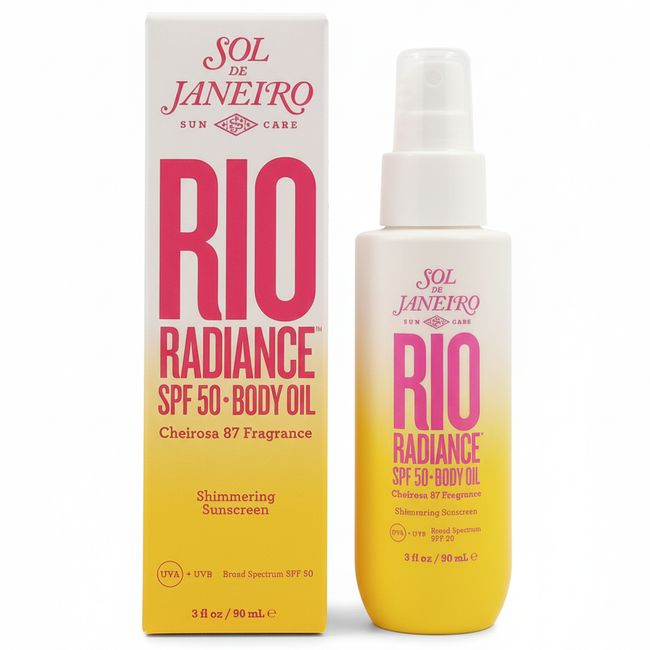 SOL DE JANEIRO - Bloqueador solar Rio Radiance SPF 50 cuerpo aceite 90ml