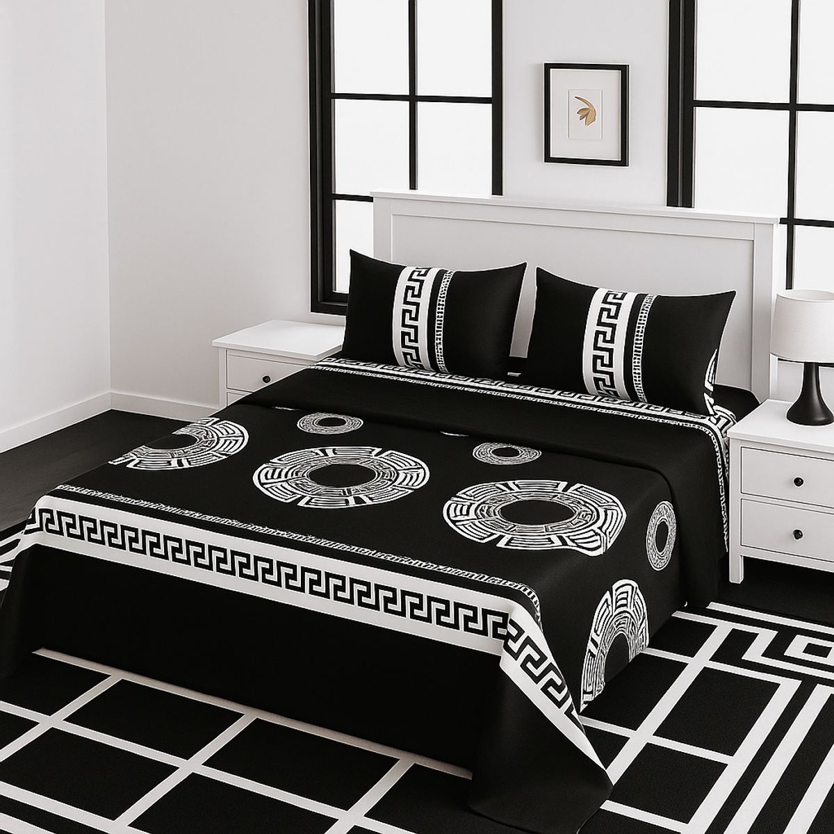 ARMONIA - estilo 770 juego de sábanas 2 plazas clásicas 144 hilos