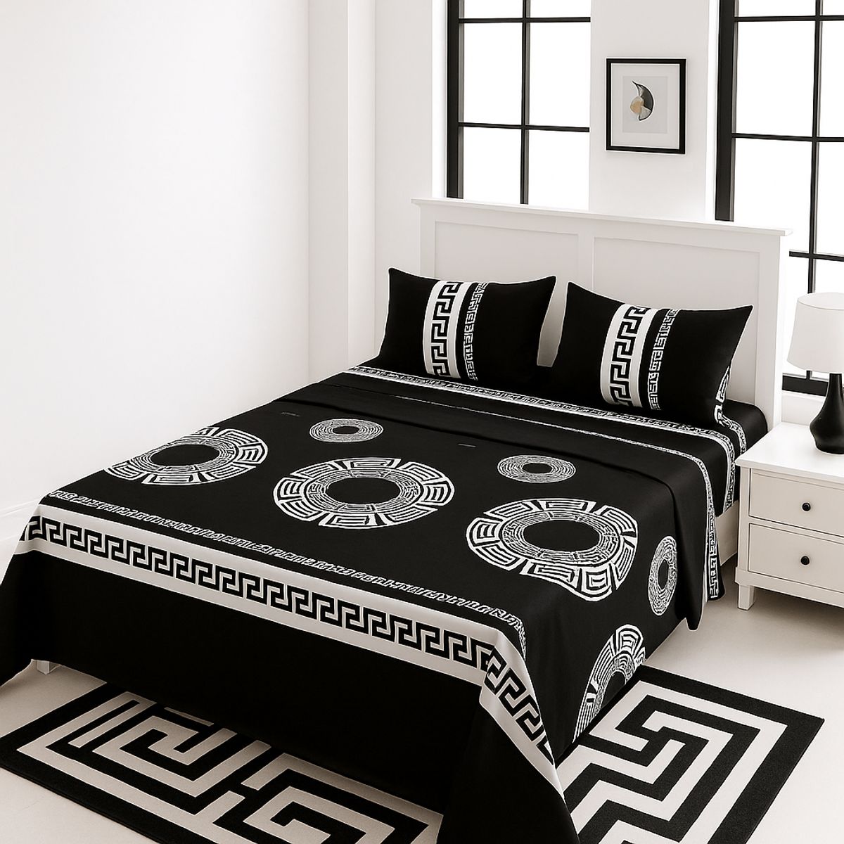 ARMONIA - estilo 770 juego de sábanas 2 plazas clásicas 144 hilos