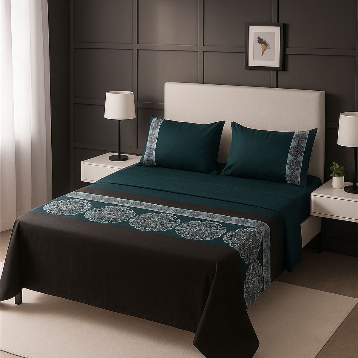 ARMONIA - edición 770 sábanas clásicas 144 hilos 2 plazas