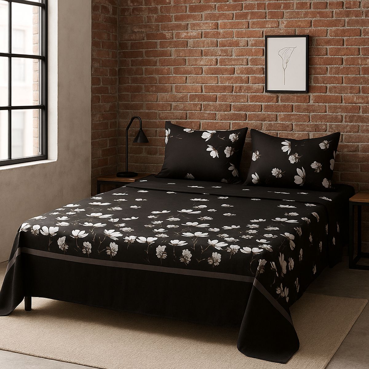 ARMONIA - Sábanas 2 plazas estilo 770 clásicas 144 hilos