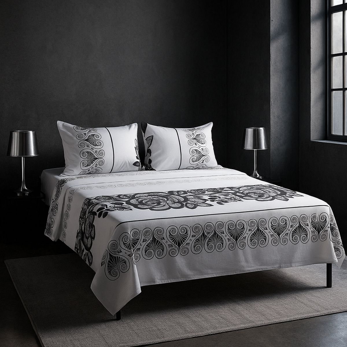 ARMONIA - Sábanas 2 plazas modelo 762 clásicas 144 hilos