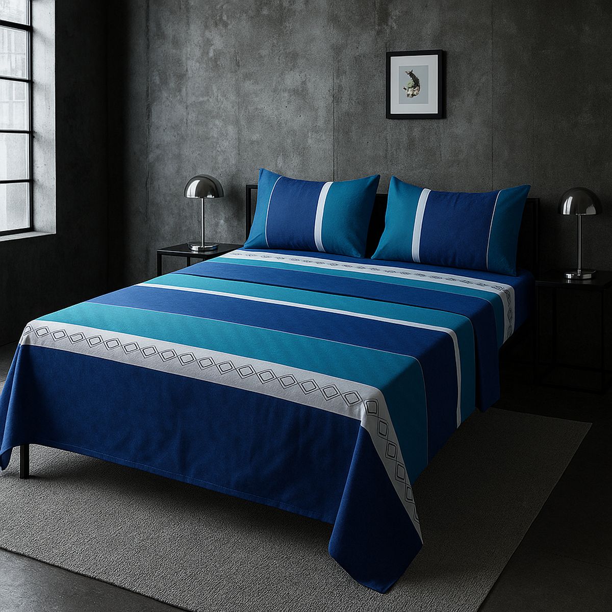 ARMONIA - tipo 768 sábanas 2 plazas 144 hilos clásicas