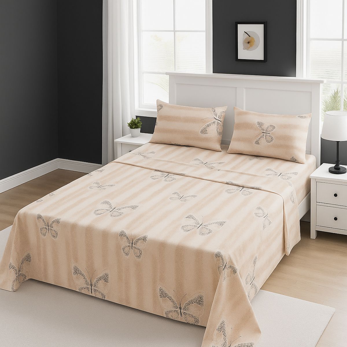 ARMONIA - edición 773 sábanas clásicas 144 hilos 2 plazas