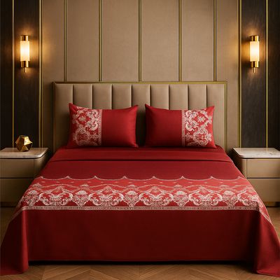 Imagen 2 del producto Juego sábanas clásicas tipo 770 144 hilos 2 plazas