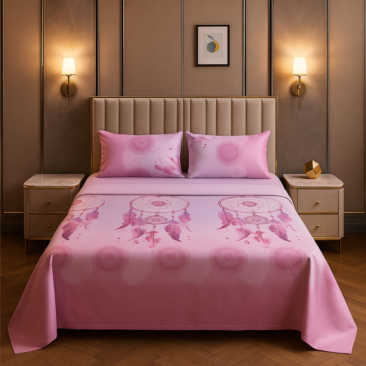 ARMONIA - Juego sábanas clásicas formato 772 144 hilos 2 plazas