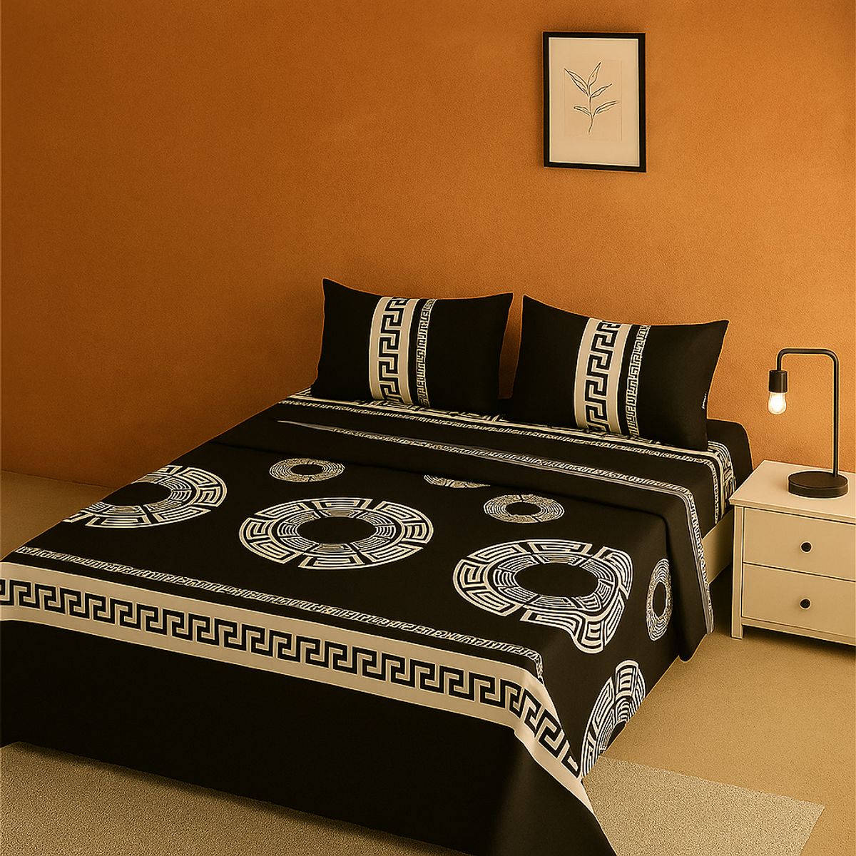 ARMONIA - Sábanas 2 plazas estilo 770 clásicas 144 hilos