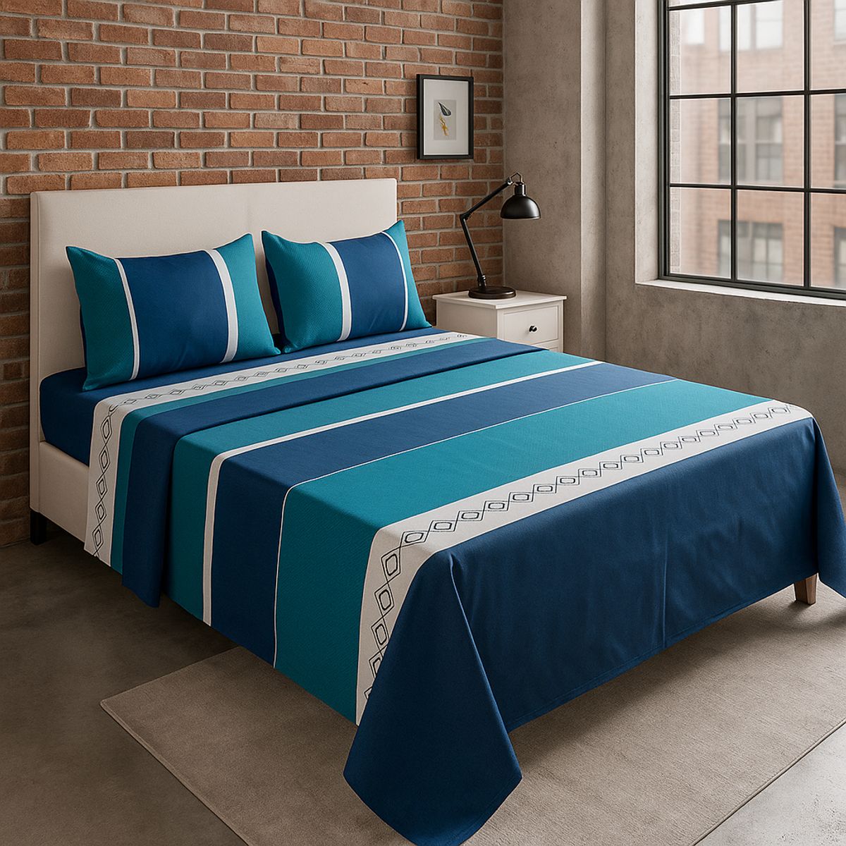 ARMONIA - estilo 767 sábanas 2 plazas 144 hilos clásicas