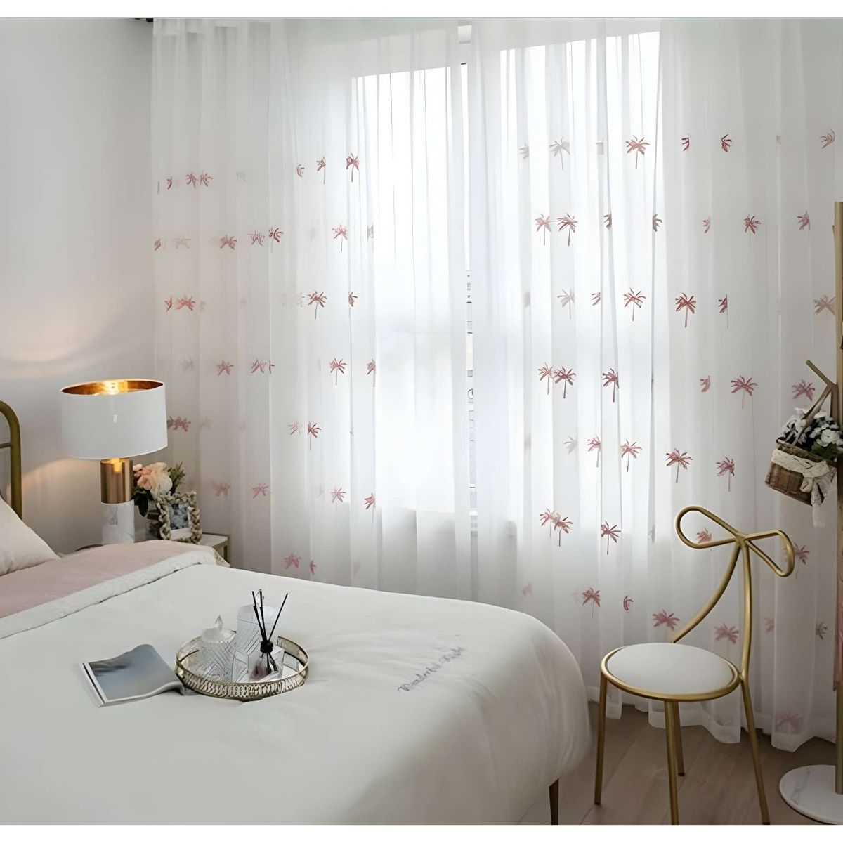 GENERICO - VELO VISILLO VISILLO  LAVANDAS 140x230 Cm 2 PAÑOS