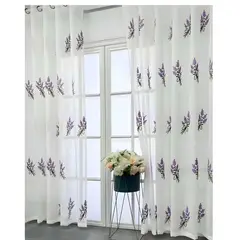 GENERICO - VELO VISILLO VISILLO LAVANDA 140x230 Cm 2 PAÑOS