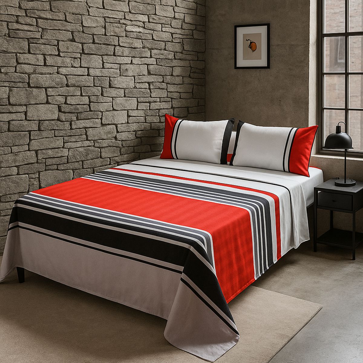 ARMONIA - Sábanas 2 plazas tipo 762 clásicas 144 hilos