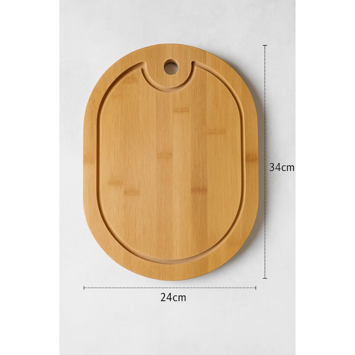 GENERICO - Tabla Bandeja Para Picar Cortar Picoteo De Madera Ovalada