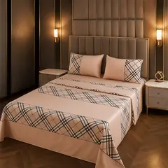 ARMONIA - Juego de sábanas 2 plazas 144 hilos clásicas modelo 770