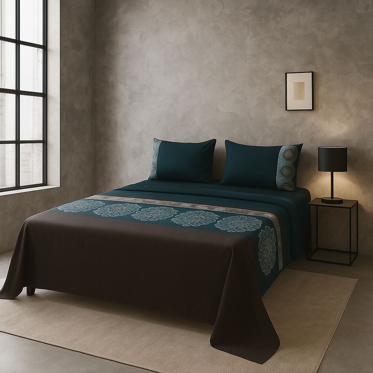 ARMONIA - Sábanas 2 plazas estilo 770 clásicas 144 hilos