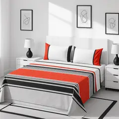 ARMONIA - Sábanas 2 plazas modelo 762 clásicas 144 hilos