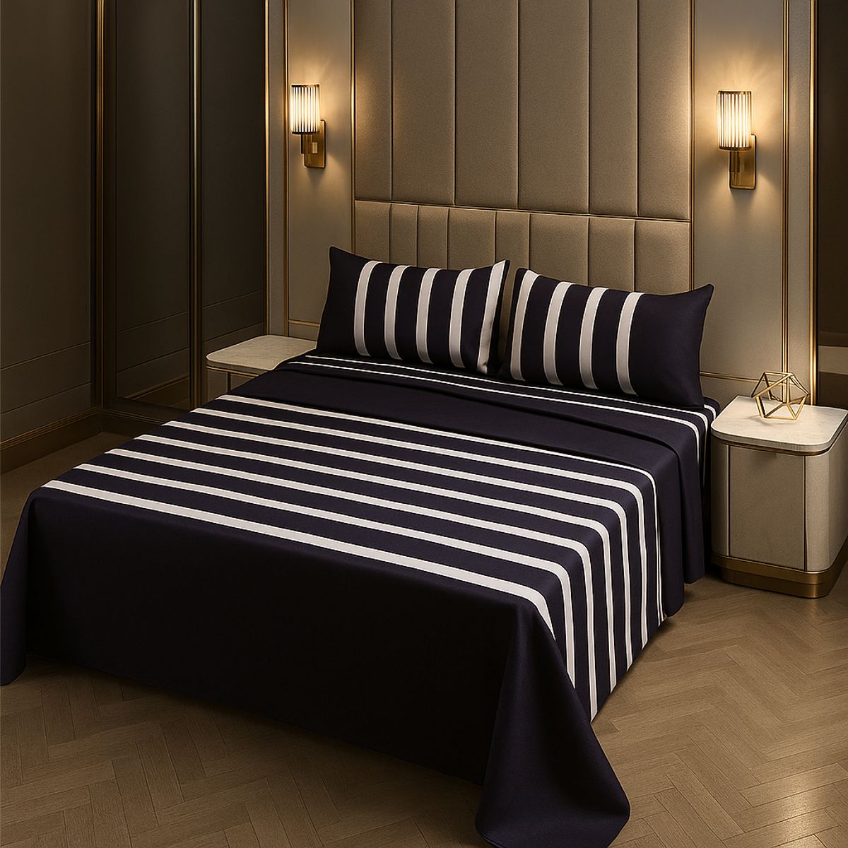 ARMONIA - Sábanas 2 plazas modelo 762 clásicas 144 hilos