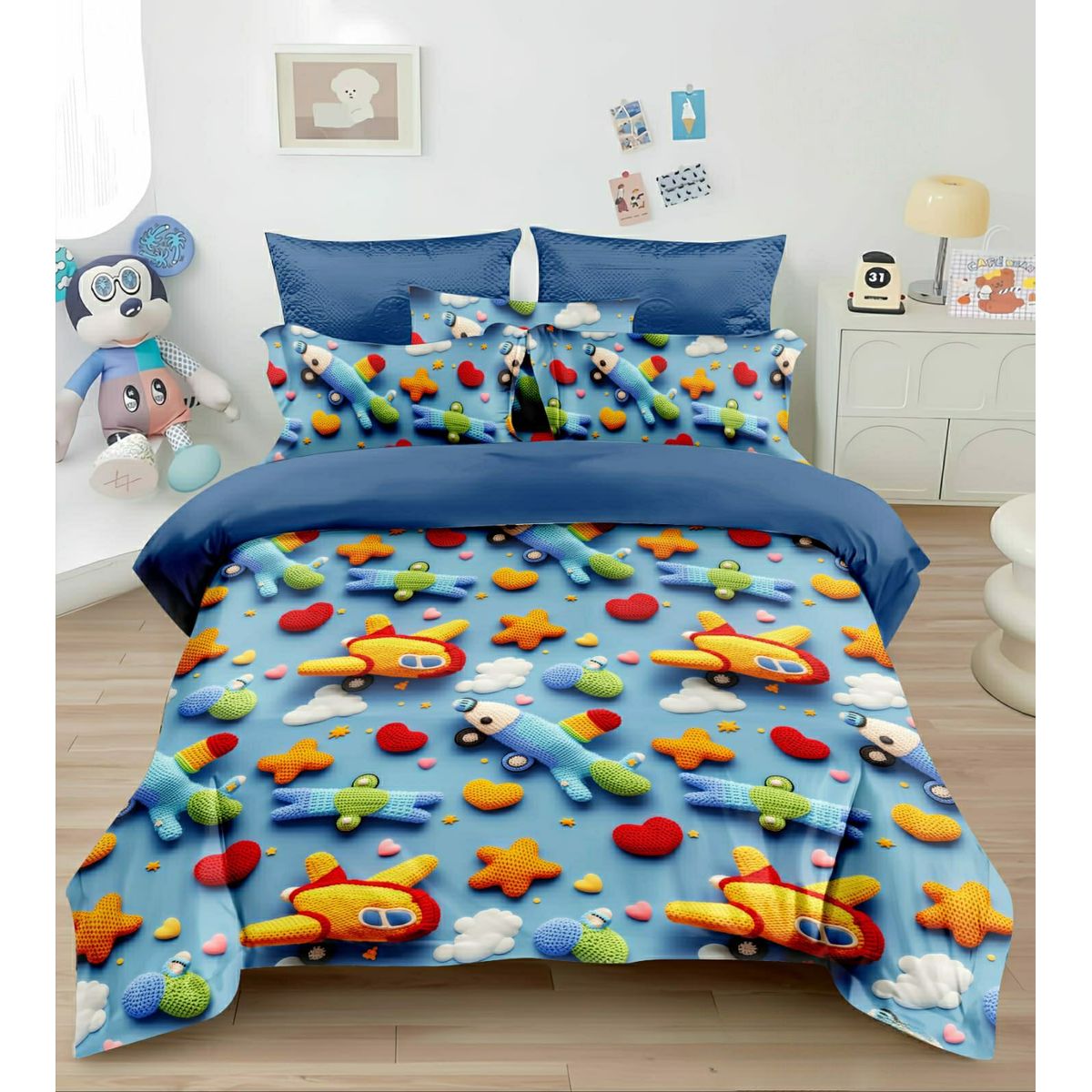 GENERICO - COBERTORES DE VERANO QUILTS REVERSIBLES DISEÑOS EN 5D