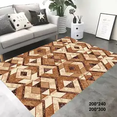 GENERICO - Alfombra decorativa estilo 3d -200x240cm