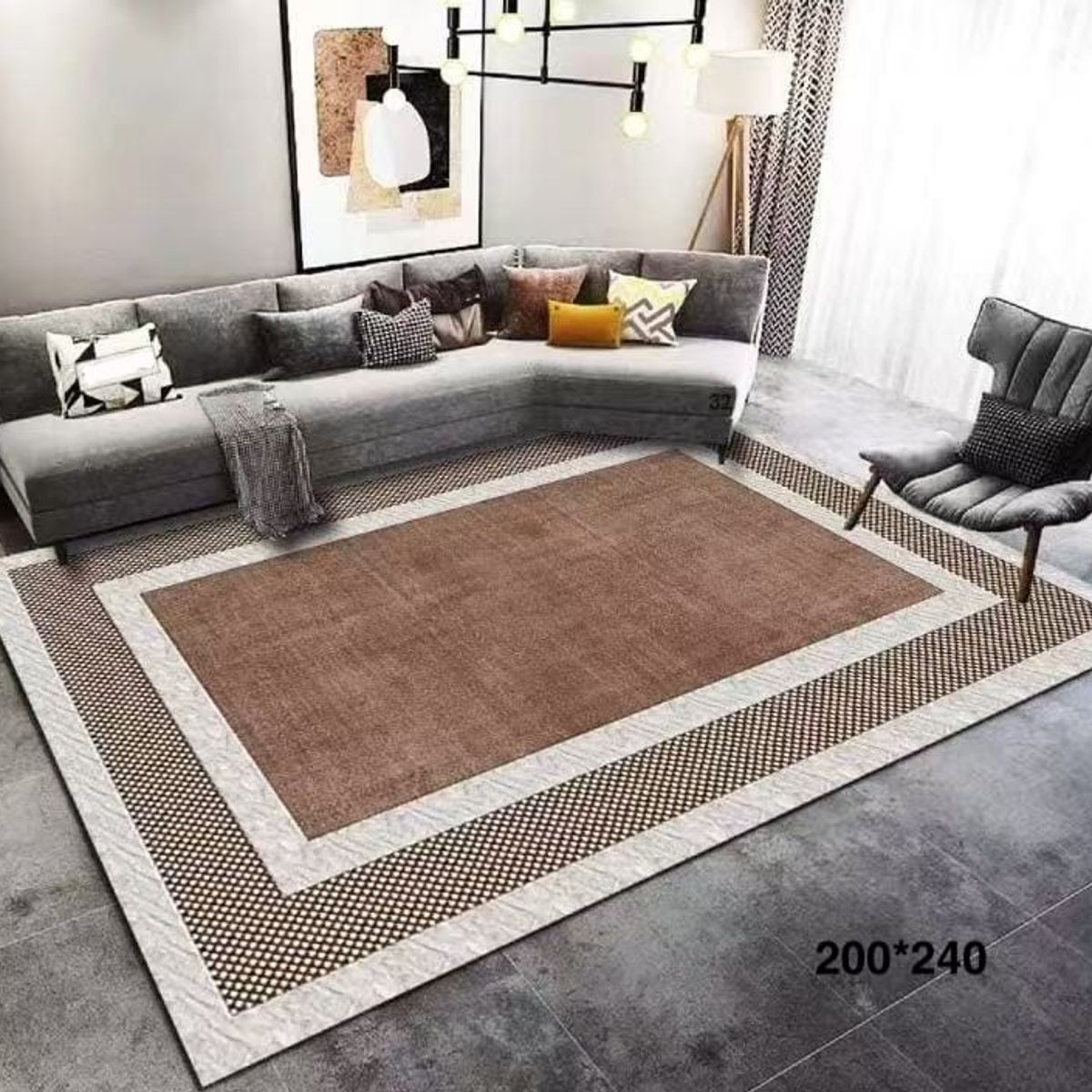 GENERICO - alfombra decorativa estilo 3d -200x240cm