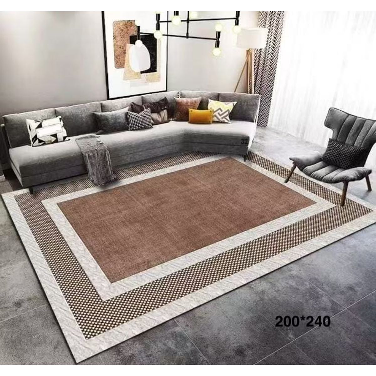 GENERICO - alfombra decorativa estilo 3d -200x240cm