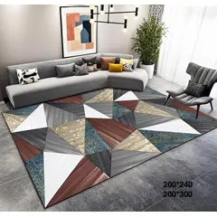 GENERICO - Alfombra decorativa estilo 3d -200x240cm