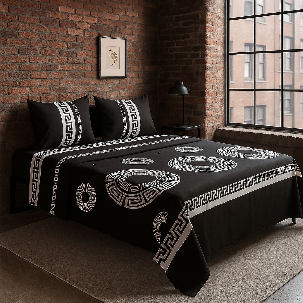 ARMONIA - Juego sábanas tipo 776 clásicas 2 plazas 144 hilos