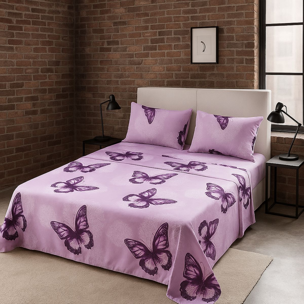 ARMONIA - Juego sábanas clásicas formato 775 144 hilos 2 plazas