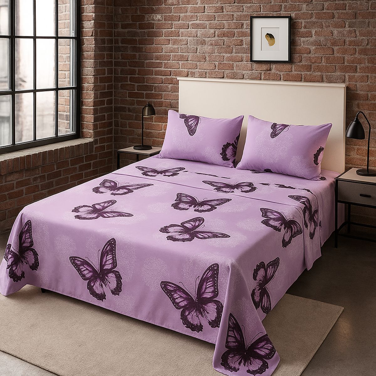 ARMONIA - Juego sábanas clásicas formato 775 144 hilos 2 plazas