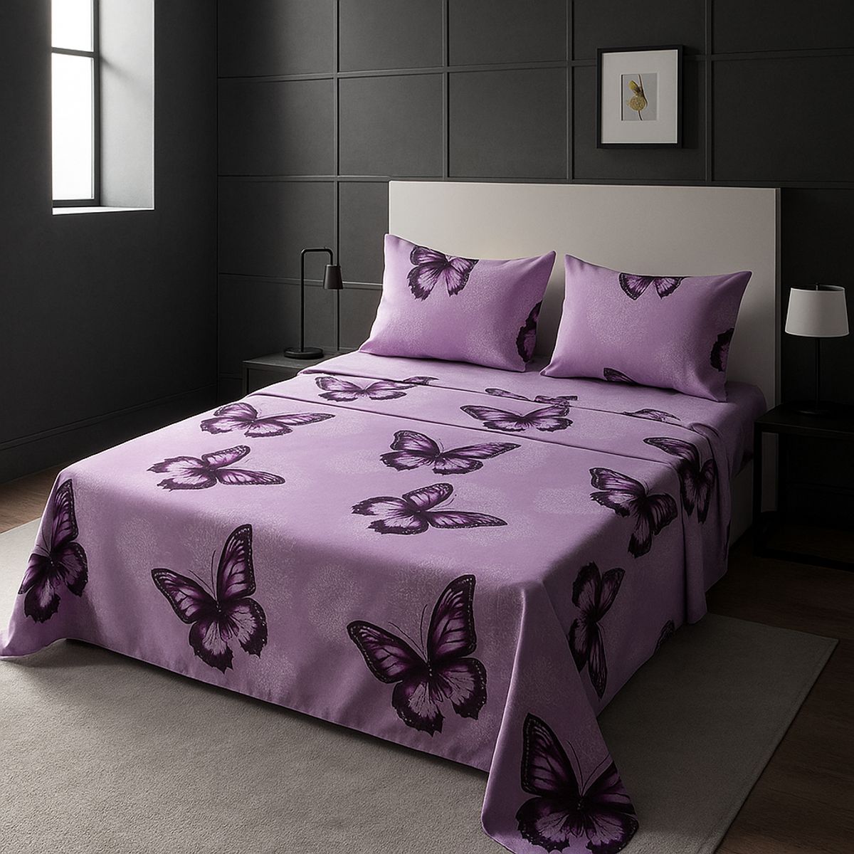 ARMONIA - estilo 770 juego de sábanas 2 plazas clásicas 144 hilos