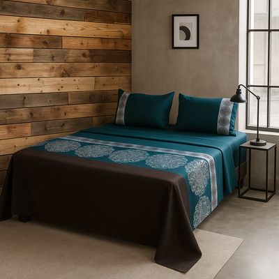 Imagen 2 del producto Juego de sábanas 2 plazas 144 hilos clásicas modelo 770