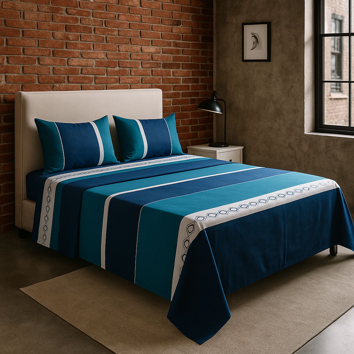 ARMONIA - estilo 767 sábanas 2 plazas 144 hilos clásicas